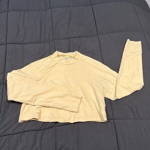 Long Sleeve Turtleneck Crop Top